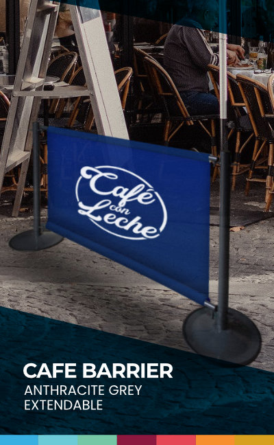 Cafe Barrier Product Advert