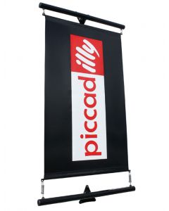 Flat to the Wall 90cm Banner Pole Kit