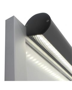 CLEARANCE - 900mm Black Frame-Mount High-bright LED Trough Light