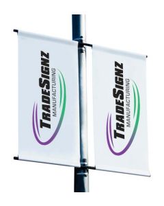 Economy Postmount Twin Banner Pole Kits