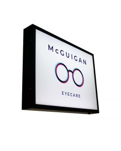 SALE - Single Sided Illuminated Sign - 610mm Square