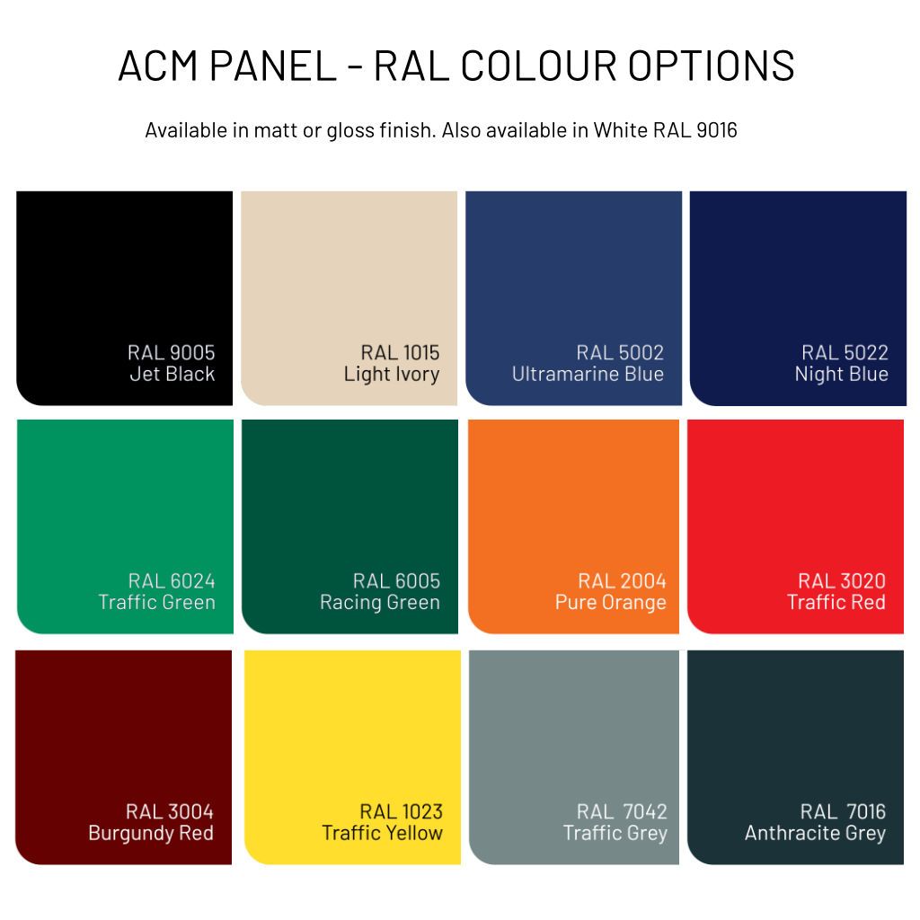 Single Sided ACM Sign Tray Made to Measure