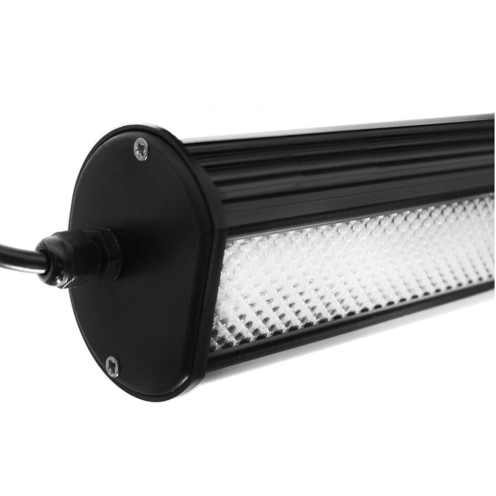 High Bright LED Trough Light in Black 1m, 1.5m or 2m
