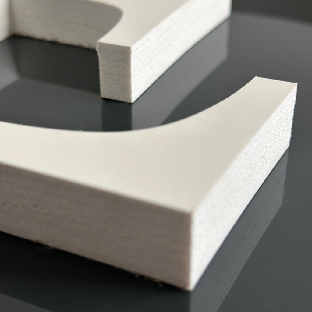 PVC Foam Flat Cut Letters