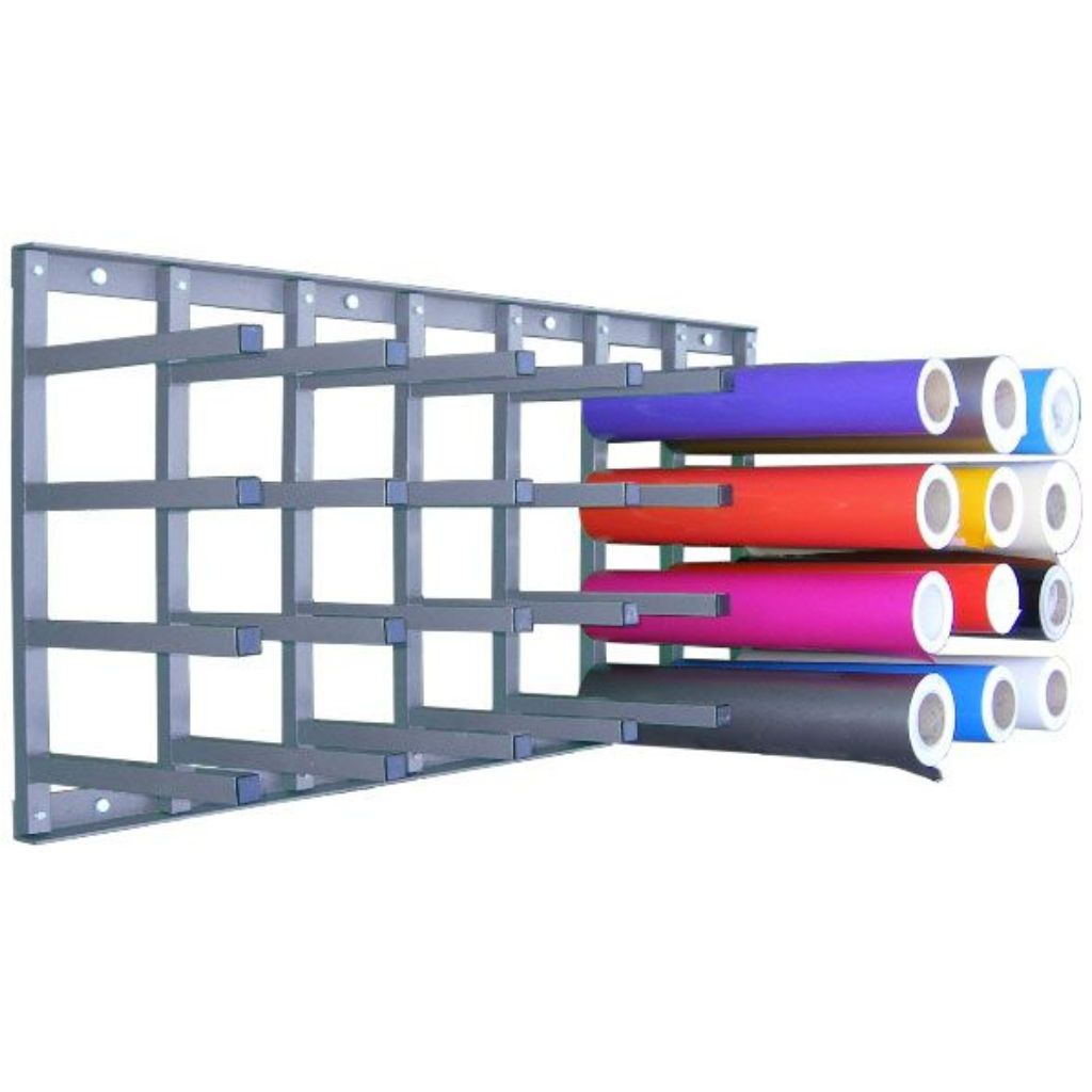 Wall Mount 32 Roll Rack