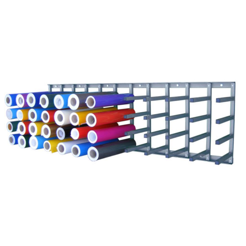 Wall Mount 48 Roll Rack
