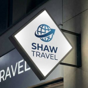 LED Illuminated Sign Diamond 610mm x 610mm