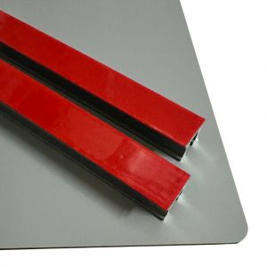 Road Sign Panel Traffic Grey Back A4 with Channel 