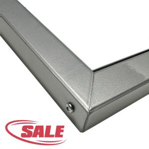 Medium PanelTrim Sign Frame 750mm x 750mm Silver for 3mm Panel (SKU:C29)