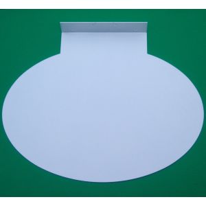 Seconds - White Oval Pro Panel 550mm x 400mm Portrait  (SKU:C76)