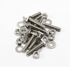 Square Head M8 75mm SS Bolts, Nuts & Washers (10 pack)