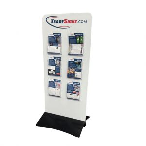 Totem Display Stand Wedge Base for a Rigid Panel