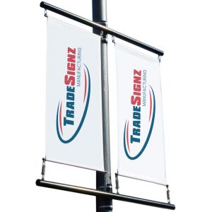 Twin Spring Tension Banner Pole Kit 60cm 