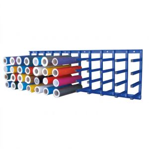Wall Mount 48 Roll Rack