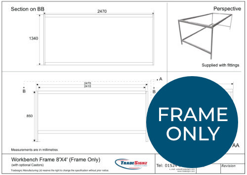 workbench frame only